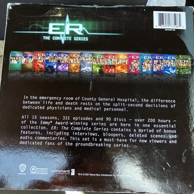 ER: The Complete Series (DVD), 15 Seasons Box Has Some Ware Please See Pics