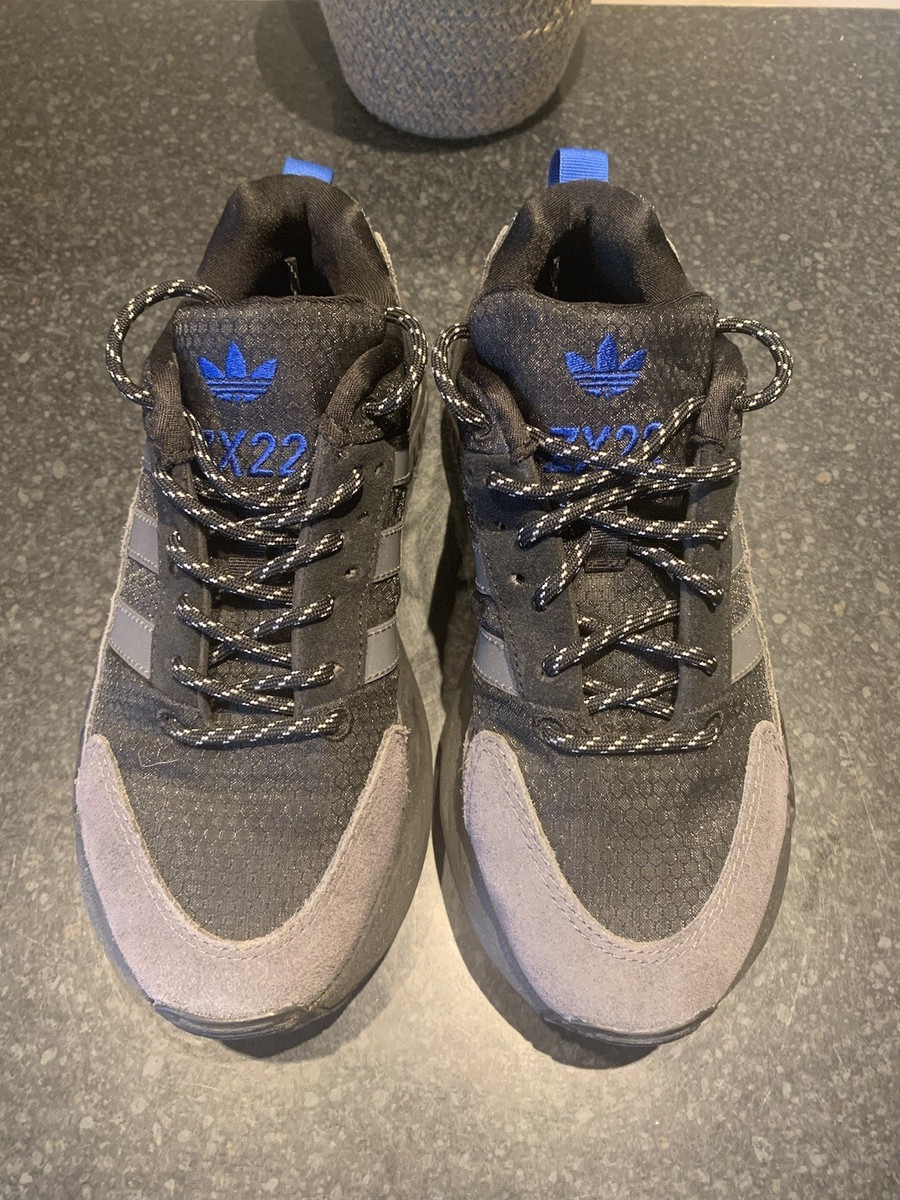 Adidas trainers ZX22 Ortholite Black,grey,blue Size Great