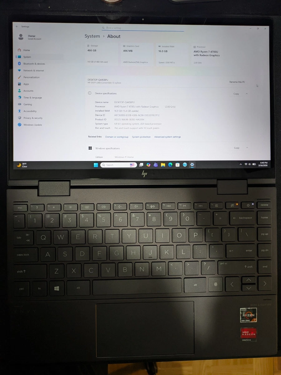 PC Portable 2 en 1 HP Envy x360 14-fa0000nf - Écran tactile OLED prix Maroc