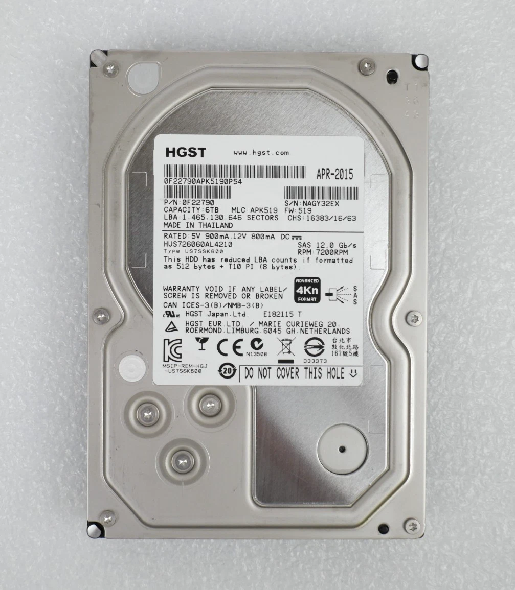 HGST Internal Hard Disk Drives 6 TB Storage Capacity for sale | eBay