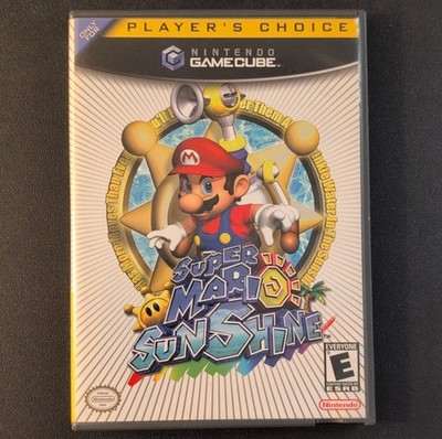 Super Mario Sunshine Nintendo GameCube 2002, Includes Manual And Case
