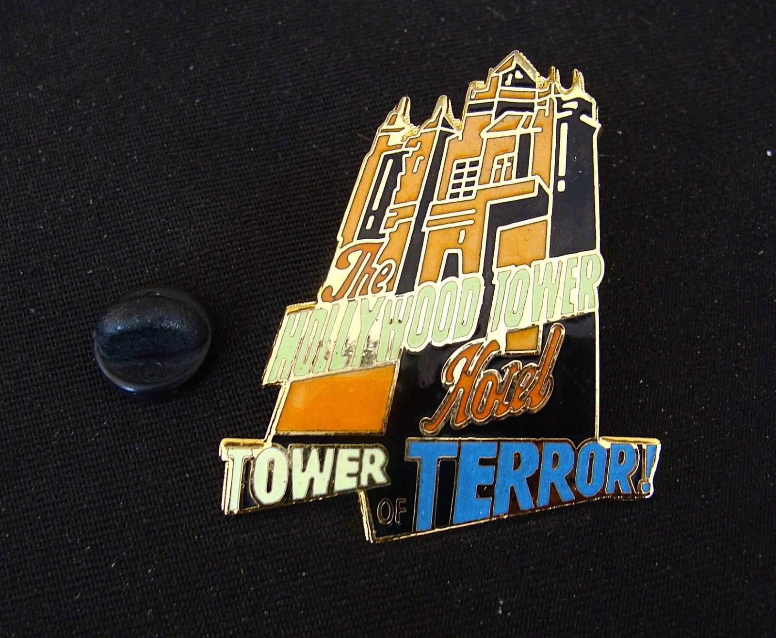 New ListingDisney Hollywood Tower of Terror Hotel Collectible 2000 Trading Pin