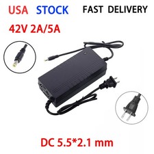 42V 2A 5A Li-ion Lithium Battery Charger DC For Electric Bicycle Smart Charger