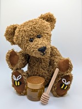 Teddybär Künstlerbär Sammlung Künstlerteddy Handarbeit Bienen Bär 25 cm