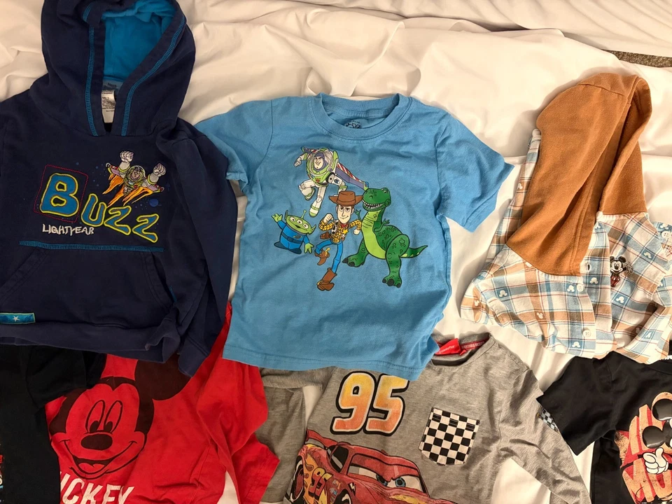 Disney Y2K Modern Boys Character Lot 16 Cars, Mickey, Toy Story, Lego Baby Shark - Image 4 of 4