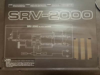 Roland SRV-2000 MIDI Digital Reverb *tested*