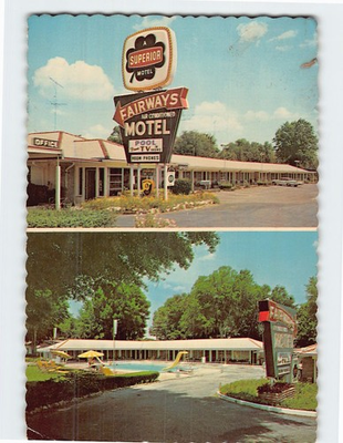 #ad #ad Postcard Fairways Hotel Ocala Florida USA $6.99