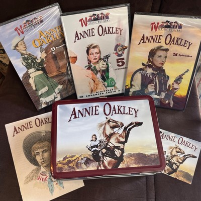 Annie Oakley Lunchbox 3 DVD Set NEW. Collectable, Lunchbox Tin.