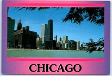 Postcard - North Shore, Showing John Hancock Center, Chicago, Illinois, USA
