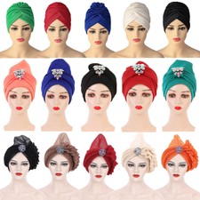 African Women Hat Wrap Head Auto Gele Headtie Wedding Party Nigerian Headwear