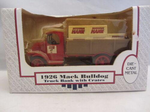 ERTL 1926 Mack Bulldog Truck Bank with Crates NIB 1:38 Scale (315M)