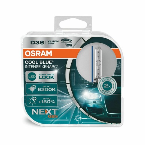 Osram D3S Xenarc Cool Blue Intense (Next Gen) Dipped Low Beam Headlight Bulbs - Picture 2 of 3