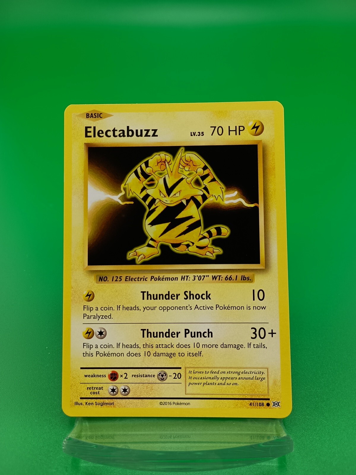 Electabuzz 41/108 Evolutions Common Pokemon Card NM