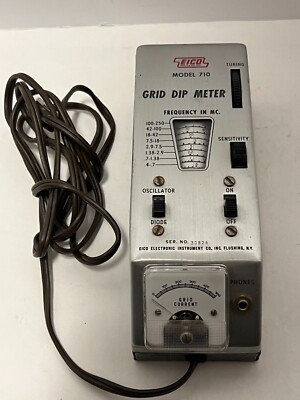 Vintage Eico Model 710 Grip Dip Meter 