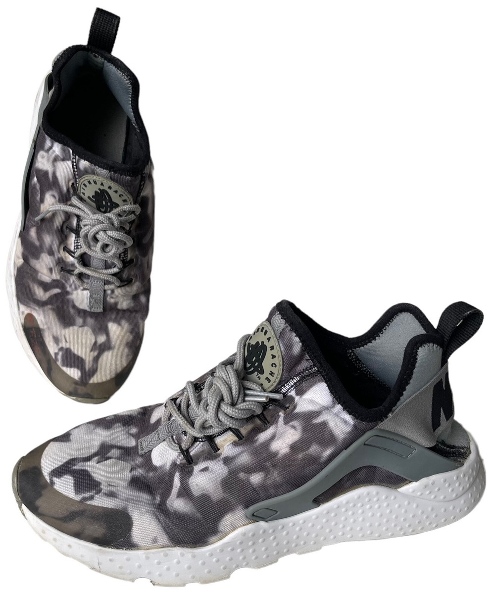 公式正規品!★AIR HUARACHE Nike Air Huarache Shoe Mens 7.5M Grey Run Ultra Camo Lace
