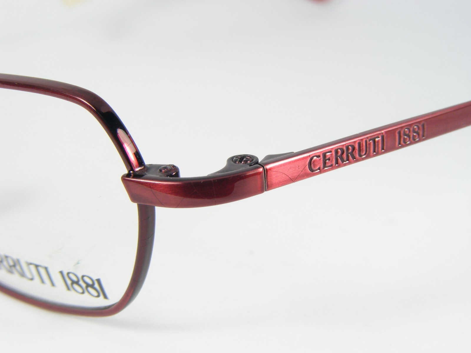 Vintage Cerruti 1881 C 1255 C BORDEAUX EYEGLASSES GLASSES C1255 50-16 ...