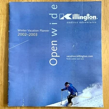 2002-2003 KILLINGTON Resort Brochure Ski Trail Map VERMONT