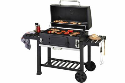 CosmoGrill Outdoor XXL Smoker Holzkohlegrill Tragbar Grill Garten Versiegelt Retoure