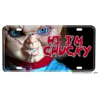 Chucky Horror Movie Hi I'm Chucky Printed Flat Aluminum License Plate