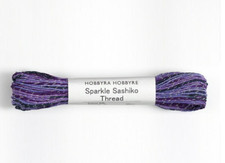 Hobbyra Hobbyre Embroidery SASHIKO Thread 30m 503 sparkle purple