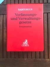 Sartorius Verfassungs- und Verwaltungsgesetze