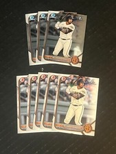 (8) RICARDO GENOVES 2022 BOWMAN ROOKIE LOT (3 CHROME & 5 DRAFT) GIANTS