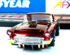 Ho Slot Cars Rare Ford Thunderbird Candy Red Red Line Tires Magnum 440 X2.