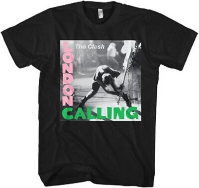 The Clash Mens Tees - Smashing Guitar Mens Lightweight T-Shirt