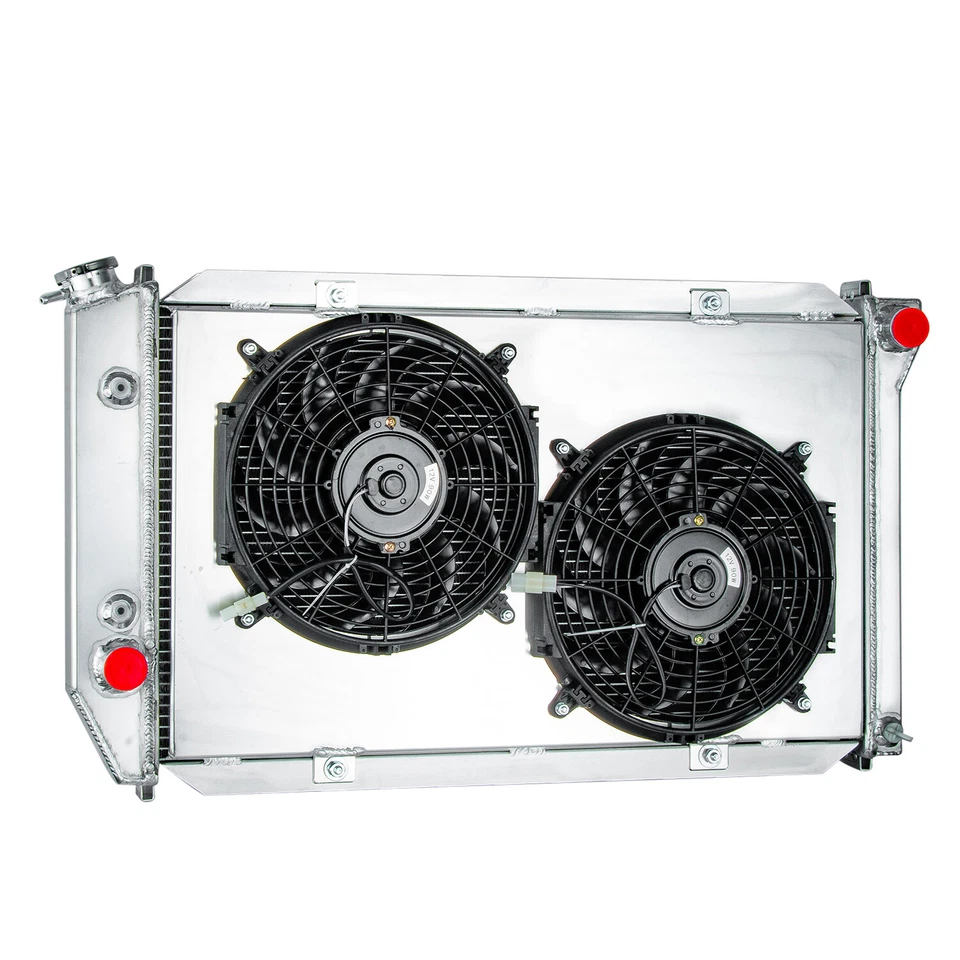3 Row Radiator+Shroud Fan Fit 1972-1979 FORD RANCHERO /73-76 LINCOLN CONTINENTAL Foto 2 de 4