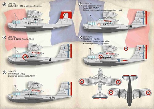 Print Scale 72-358 Decal for airplane 1:72 Loire 130 Waterslide decals - 第 3/12 張圖片