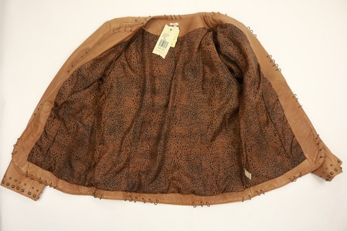 Neu mit Etikett Reba Fall Harmony Cognac-Lederjacke Damen Größe Large - Bild 3 von 8