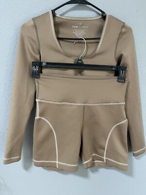 Tan+Lines Set Tan Top And Leggings Size S/M by Sivan Ayla
