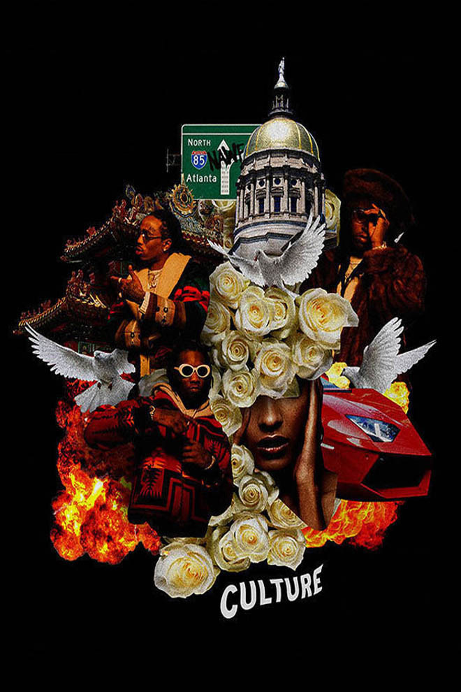 Migos Culture Fan Album Music Rap 2017 Cover POSTER Wall