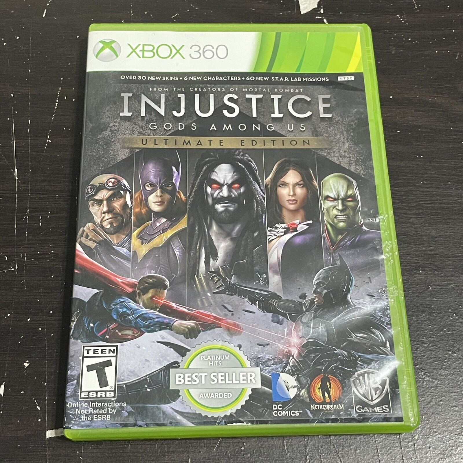 Injustice: Gods Among Us - Ultimate Edition - Xbox 360 Game - Tested And  Works 883929322916