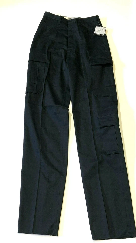 New Scrub Stuff EMS Men's Navy Blue Pants Size 30x36-Unhemmed-Style #101890-30 - Image 3 of 4
