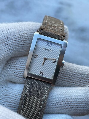 美品　稼働品　GUUCI グッチ　8600J クォーツ　腕時計　レディース GUCCI WATCH 8600J BROWN STAINLESS STEEL QUARTZ LADY SWISS MADE | eBay