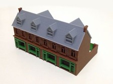 Outland Models Train Railway Layout Victorian City Building Shop Row N Scale