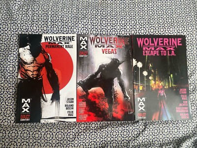 Wolverine MAX Vol 1-3 TPB Jason Starr Roland Boschi Felix Ruiz