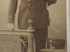 Cabinet Card Photo of German Soldier with sword Saarbrucken Germany WW1 — photo 3
