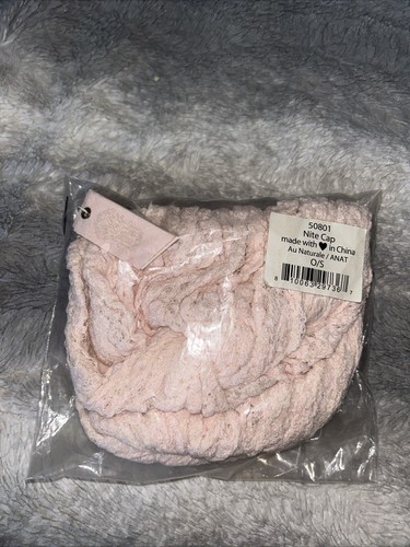 We Are Hah/Free People Turban Hat Nite Cap Pink One Size - Picture 3 of 5