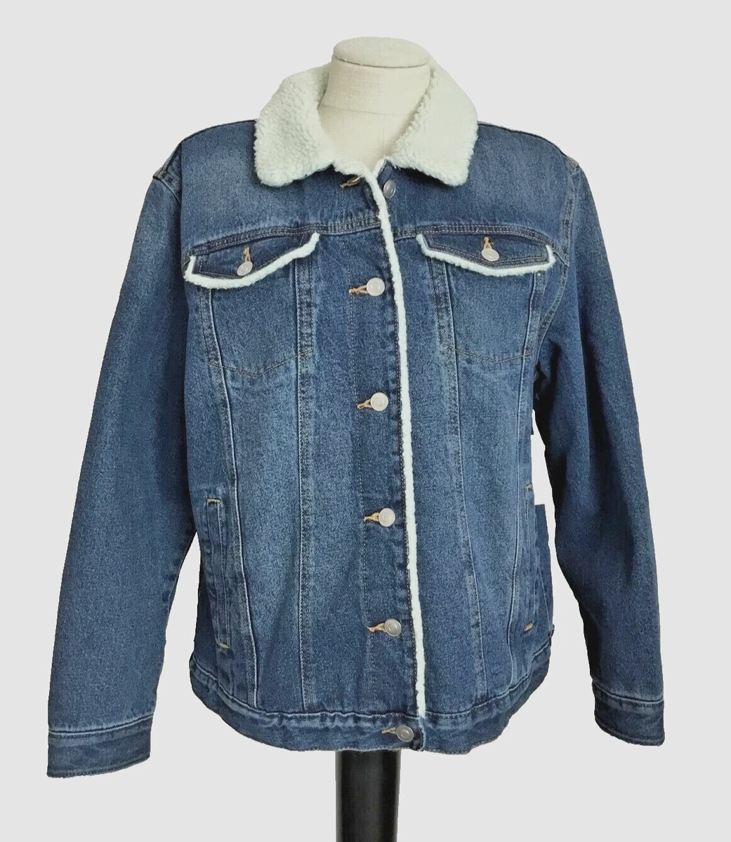 Fully lined denim best sale jacket
