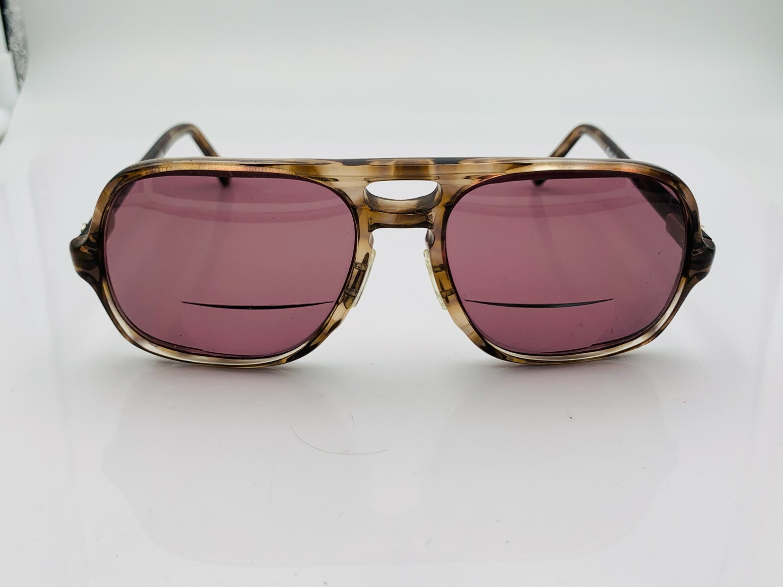 Vintage Fendall Liberty Brown Gray Pilot Sunglasses Frames Only