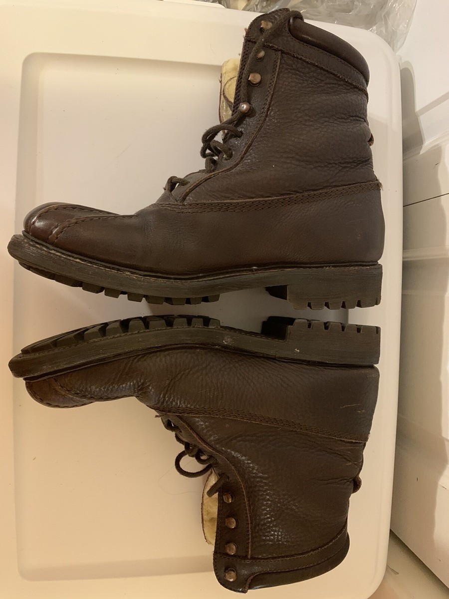 Ted Baker Boots ITSHIDE‎ Commando Sole Size 10 Brown rare These 8111 main image 4