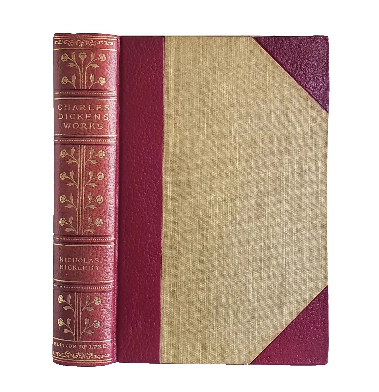 Charles Dickens Illustrated Leather Antiquarian & Collectible Books