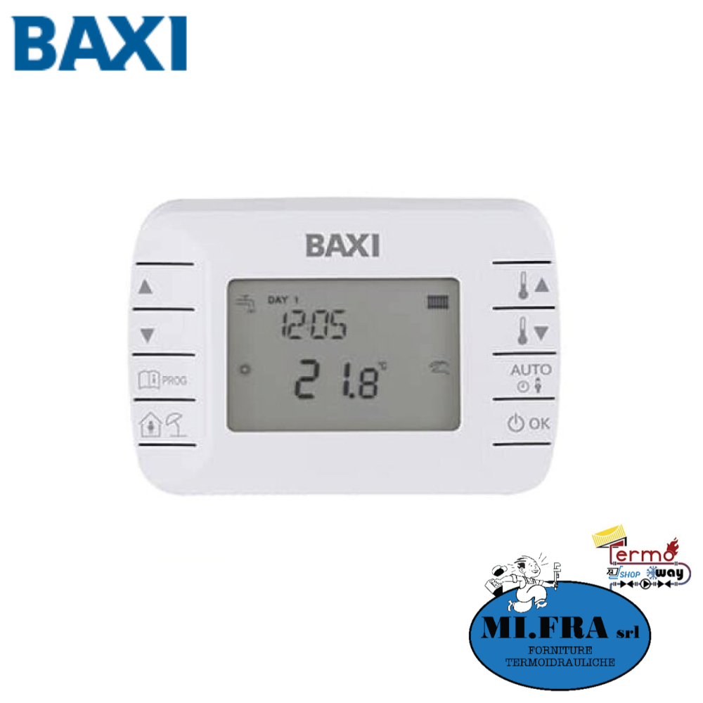 Cronotermostato Baxi modulante A7790606 x caldaie Duo-Tec