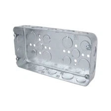 Steel City 3G-1/2-3/4, Steel, 3-Gang, Electrical Conduit Gang Box, 1pc