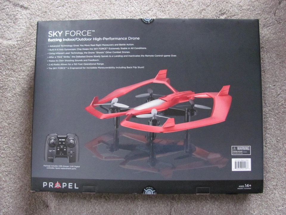 Propel RC Sky force Battling Indoor/Outdoor High-Performance Drones Pack of 2 - Image 3 of 4