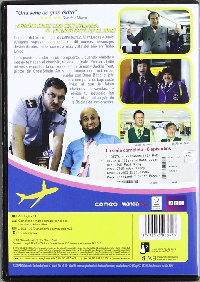 COME FLY WITH ME Complete TV Series / Lucas - Williams* NEW R2 DVD *TRACKED POST - Image 2 of 2