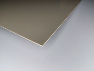PP Platte Zuschnitt, grau 1000 x 495 x 8 mm, Polypropylen