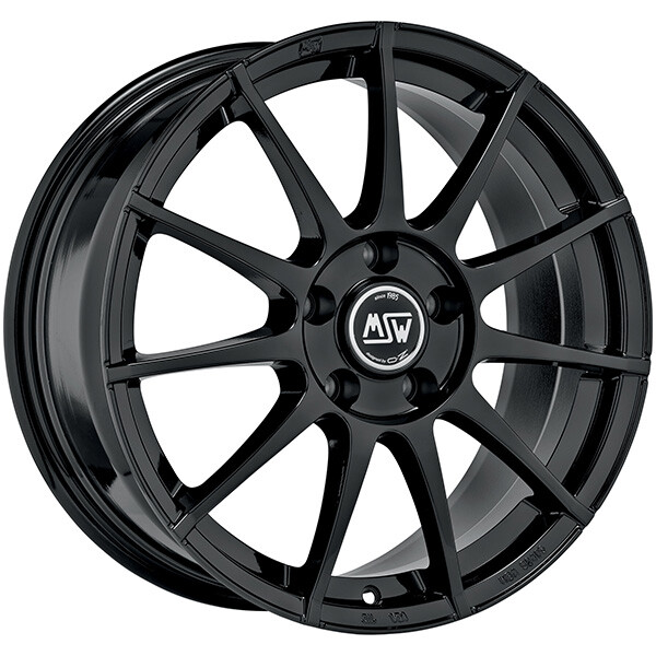 ALLOY WHEEL MSW MSW 85 FOR TOYOTA PRIUS IV 7X17 5X100 GLOSS BLACK 2EV